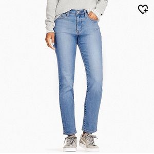 Uniqlo High Rise Cigarette Jeans in 64 Blue